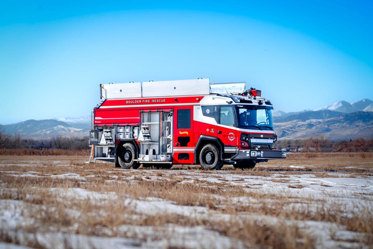 Boulder Fire-Rescue Electric Fire Engine