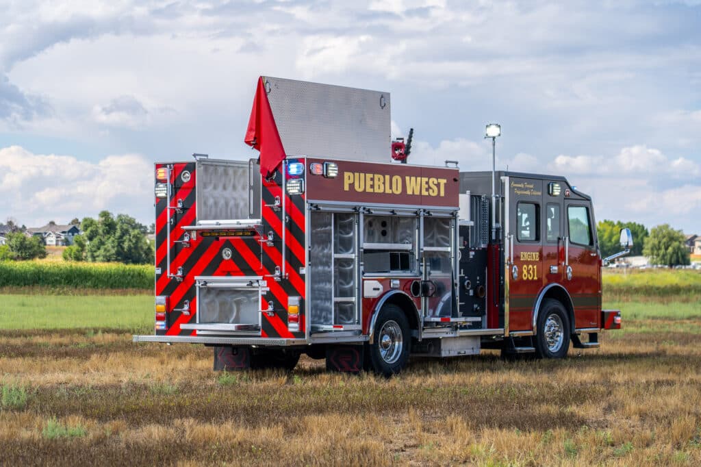 Pueblo-West-(CO)-Pumper-#15825-Curbside-Open-Rear-1